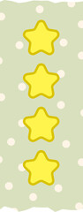 Cute Stars Washi Tape