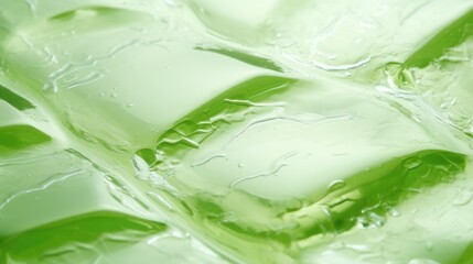 The texture of a green liquid or gel. The effect of waves or whirlpools. Abstract background.