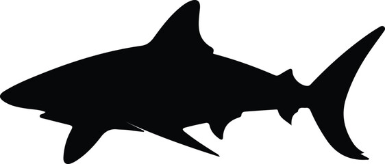 bull shark silhouette