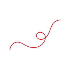 Vector Red Thread