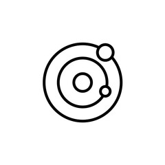 Outline Simple Planet Icon