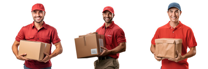 Parcel delivery man