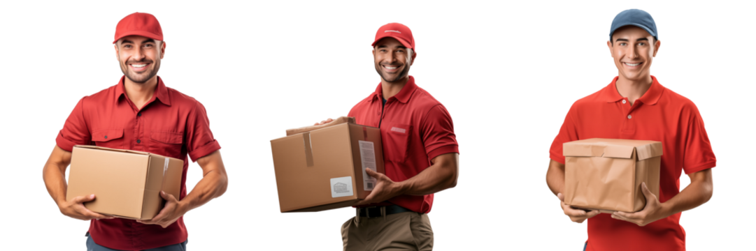 Parcel delivery man