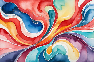 abstract red watercolor background