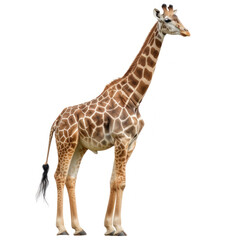 Fototapeta premium giraffe isolated on white