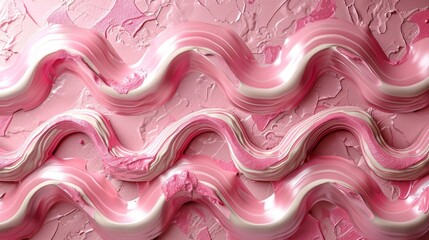 Close Up of Pink and White Wall