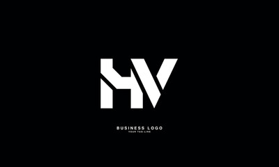 HV, VH, H, V, Abstract Letters Logo Monogram