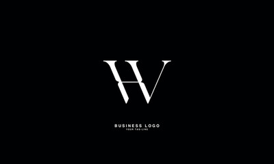 HV, VH, H, V, Abstract Letters Logo Monogram