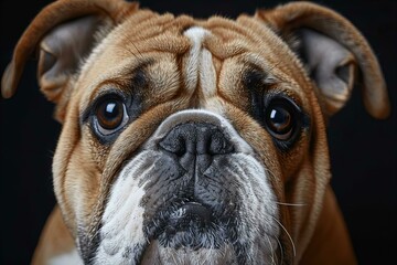 Boxer Dog Close Up - obrazy, fototapety, plakaty