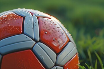 Close Up of Soccer Ball