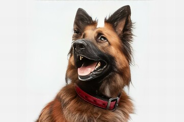 German Shepherd Dog Smiling