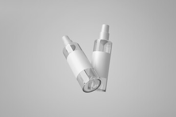 Floating Perfume Bottle Mockup for showcasing your design clients