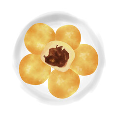 Ied el fitr cookie illustration 