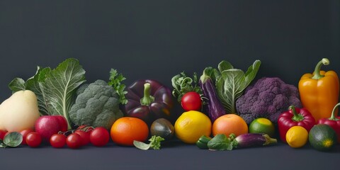 fresh fruits and vegetables Assorted Generative AI