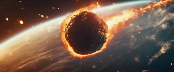Molten asteroid in Earth's orbit.