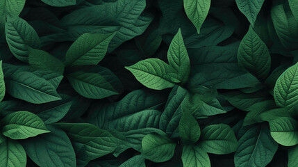 Seamless Tilable Leaves Texture Pattern