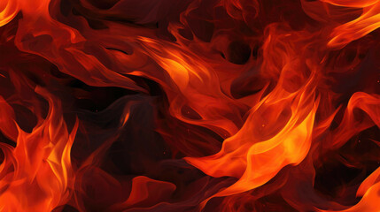 Seamless Tilable Fire Texture Pattern