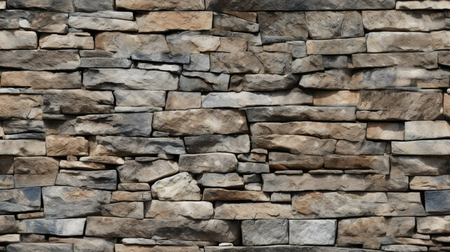 Seamless Tilable Stone Wall Texture Pattern