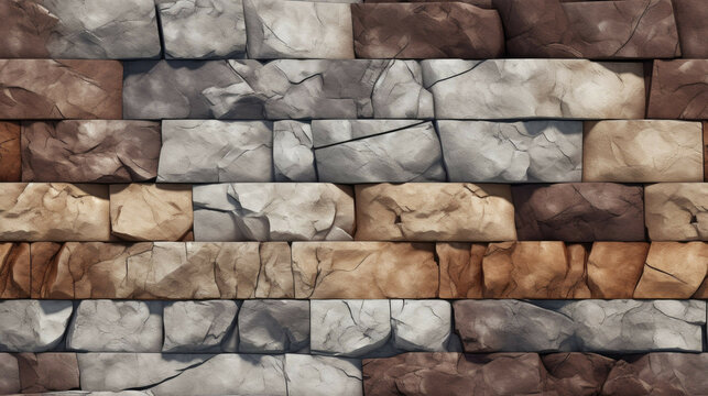 Seamless Tilable Stone Texture Pattern