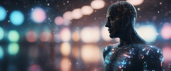 Digitized man in a technological environment.