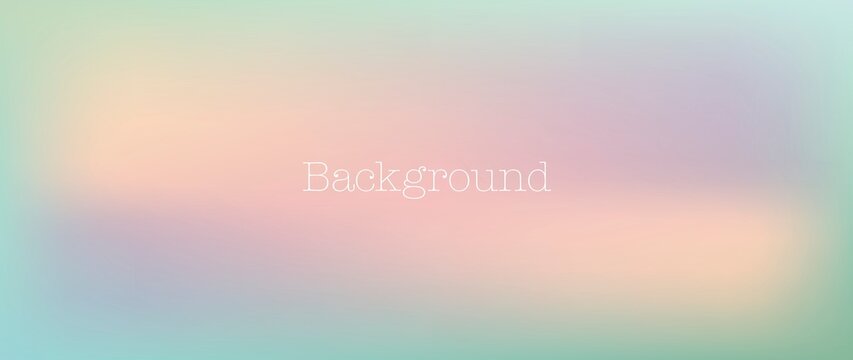 Flat background. Gradient illustration with pastel colors. Colorful smooth banner template..