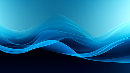 Fondo de pantalla azul y negro con efecto de ondas. Creado con IA