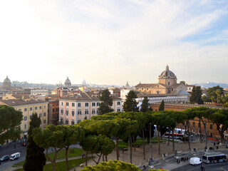 Fototapeta na wymiar Rome Skyline - 2017