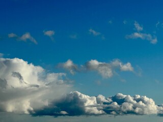 blue sky with clouds