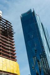Naklejka premium CIBC Square (under construction) located around 81 Bay Street in downtown Toronto, Canada