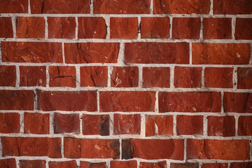 Stary mur z czerwonej cegły vintage