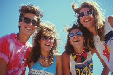 American teenagers in 1990 years, 90s 89s beautiful pretty cute cool time nostalgia, funny period...