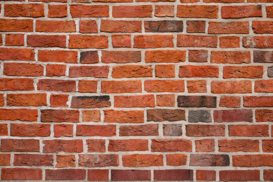 Fototapeta Stary mur z czerwonej cegły vintage