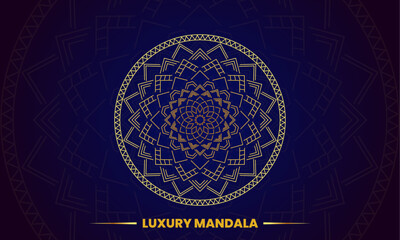 Creative Modern Vector Luxury Mandala Design Template