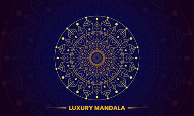 Creative Modern Vector Luxury Mandala Design Template