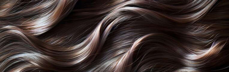 Detailed Close Up of Wavy Hair Pattern