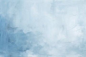 Blue Painted Background with Textured Artistic Brush Strokes: Grey and Bright Accents in Abstract Style - obrazy, fototapety, plakaty