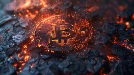 Burning Fire Illuminating the Darkness