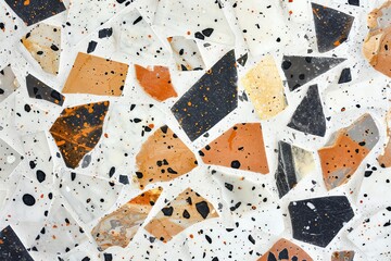 Colorful Wall Tiles Close Up