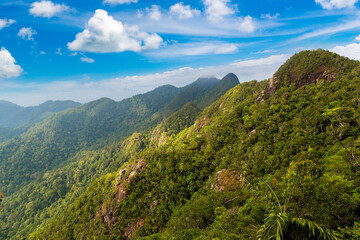 Naklejka premium Panoramic view of Langkawi