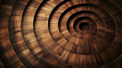 abstract spiral staircase
