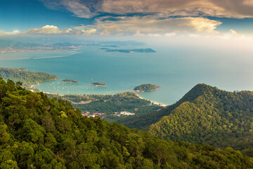 Panoramic view of Langkawi
