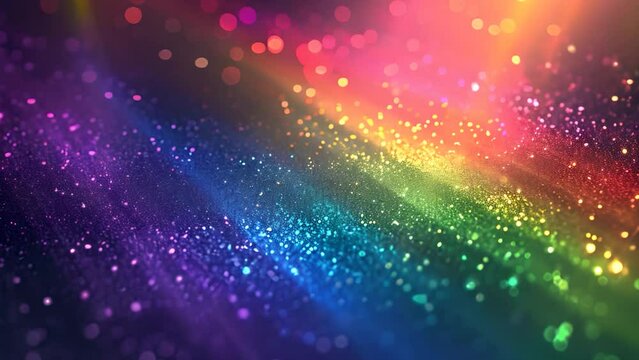 Holographic fantasy rainbow unicorn background. Abstract fabulous pattern shiny glitter rainbow. 