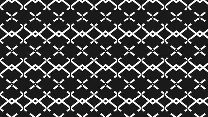 black and white seamless abstract pattern tribal geometric figures traditional motives ethnic background with ornamental decorative elements vector illustration