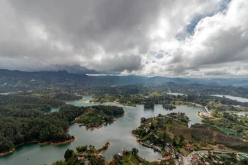 Foto op Canvas Panoramablick über ANtiochia, bei GUtaupe, Kolumbien © U.A.