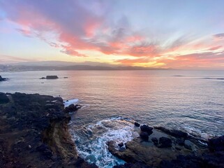 Fototapeta premium luftiges Rosa
