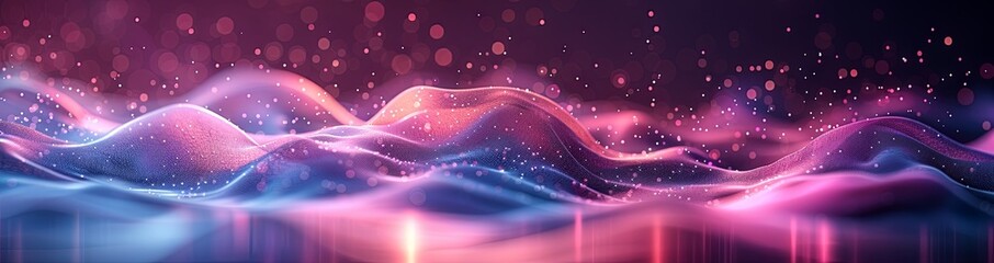 abstract colorful background that resembles waves and swirls, in the style of dark pink and dark azure, abstract minimalism appreciator. Generative AI