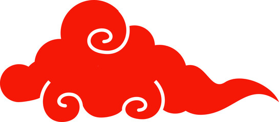asian cloud decoration vector  traditional chinese cloud