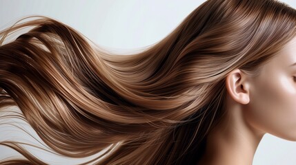 Fototapeta premium Flowing and supple hair