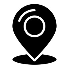 Location pin icon. Map pin place marker. Location icon. Map marker pointer icon.