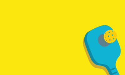 Great editable vector pickleball background design for any media	